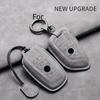 Car Key Case Cover Shell For BMW F20 F10 F20 F30 F80 X1 X3 X5 X6 X7 G20 G30 G01 G02 G05 G11 1 3 5 7 Series Leather Car Keychain