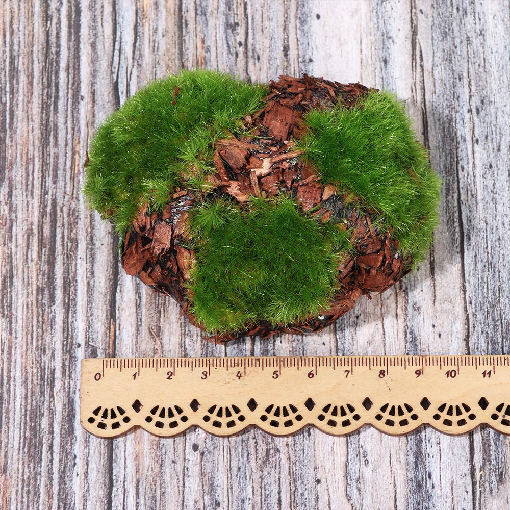 Сад фей Садовое украшение Имитация камней Зеленый мох Камень Микроландшафт Искусственные каменные блоки