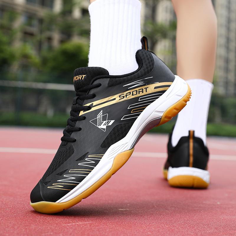 Противоскользящая и износостойкая обувь для спорта и отдыха, размеры 36-45, теннисная обувь, обувь для бадминтона, обувь для настольного тенниса