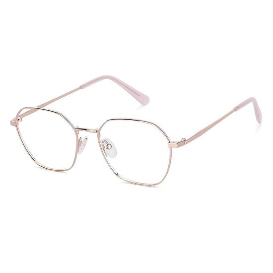 VINCENT CHASE EYEWEAR Unisex Zero Power Bluecut & Antiglare Computer Eyeglasses For Eye Protection and Strain | Stainless Steel | VC E13785