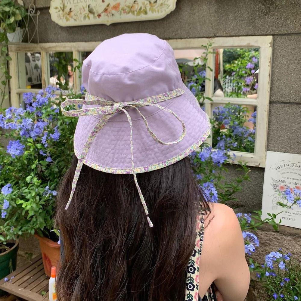 Двусторонняя летняя шляпа от солнца с цветочным принтом, женские кепки, модная шляпа рыбака, для путешествий на открытом воздухе