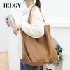Korean Version of Casual Literary Canvas Bag, Simple and Large-capacity Tote Bag