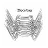 25 Pieces Glazing Clips Universal Greenhouse Accessories Gardening Buckle Upgrade Structure Fixed Button for Yards Garden