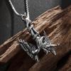 Новое готическое ожерелье с подвеской в виде козла-баптиста для мужчин в стиле ретро-панк, аксессуары для мотоциклов, подарок на годовщину