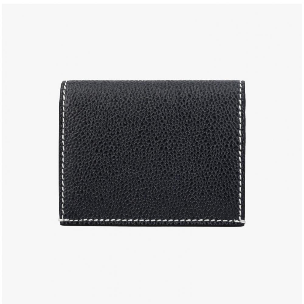 Thom Browne Pebble Grain Stitch Three Stripe Tab Cardholder Uaw065a 00198 415