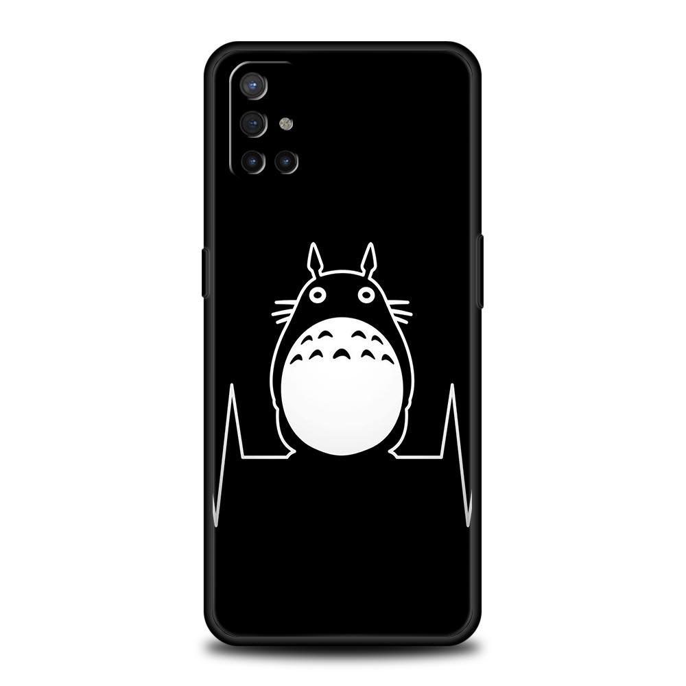 Cute Totoro Spirited Away Miyazaki For OnePlus 9 8 7 7T 10 Pro Phone Case for Oneplus 9RT 9R 8T Nord 2 N100 N200 N10 CE 5G Cover