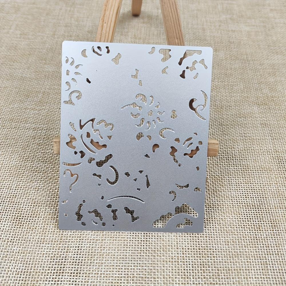 Прямоугольная рамка, металлические штампы для резки, скрапбукинг, серебристая углеродистая сталь, тиснение, высечка, трафарет, сделай сам, фотоальбом, изготовление карт