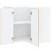 Kitchen Wall Cabinet Kalmar Smoked Oak Wood Based Material