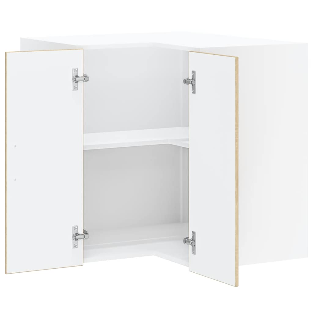 Kitchen Wall Cabinet Kalmar Smoked Oak Wood Based Material