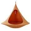 Гамак CAWKAY Подвесной стул UFO Конический подвесной тент Качели Садовый гамак Для помещений На открытом воздухе Овальный Кемпинг (Оранжевый, 150×150см)