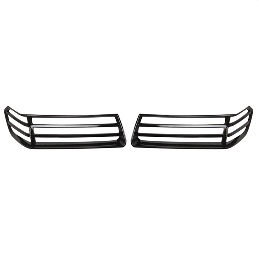 Black-Front Wheel Eyebrow Lamp Cover Trim For Jeep Wrangler JL,JT 2018-2022