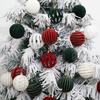 12PCS 6CM Christmas Ball Ornaments Tree Decorations For Holiday Wedding Party Christmas Spheres Pendant Velvet Balls