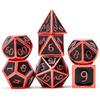 Набор из 7 металлических кубиков DND Polyhedral Solid D&D Dice Set, используется для ролевых игр Dungeon and Dragon Dice Games