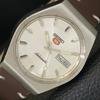 JAPAN VINTAGE SEIKO 5 AUTOMATIC 6309A MENS SILVER COLOR DIAL WATCH A701648-5 R206c-a701648
