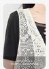 Hepburn style dress women's French sweet lace temperament vest two-piece set
