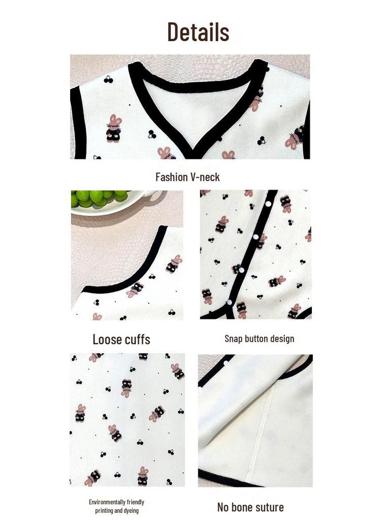 88301 Kids' Fashionable Fleece Vest - 2025 Autumn/Winter Warm Sleeveless Jacket