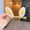 2 шт./компл. заколки для волос в виде кроличьих ушей для девочек, милые кавайные заколки для волос, заколки, головные уборы, детские аксессуары для укладки волос