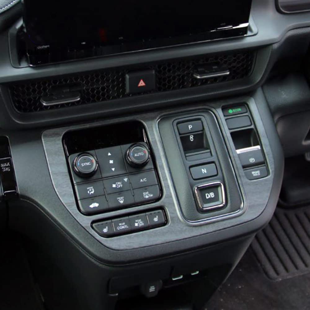 YOFAMO с новой Honda Stepwgn Spada Декоративная панель переключения передач Дизайн Декоративный Пользовательский Аксессуар для Интерьера ABS Легкая Установка Текстура Дерева "Совместимо