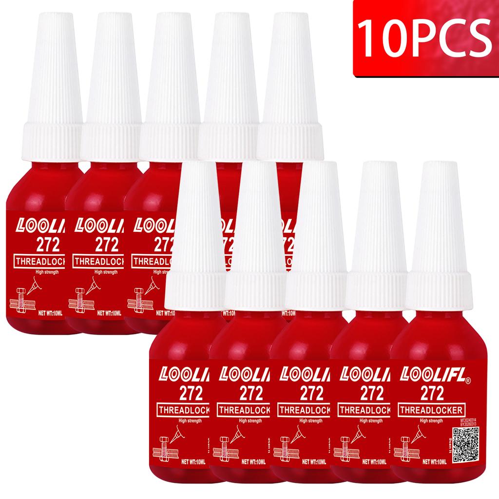 Threadlocker red 271 243 thread locking adhesive high strength suitable for maintenance of automotive mechanical bolts/nuts tool Thread Lock3
