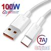7A 100W Type C USB Cable Fast Charging Data Cord For Xiaomi 13 12 11 Huawei Mate 50 60 Redmi K50 Note 13 Honor 90 POCO F5 X5 Pro