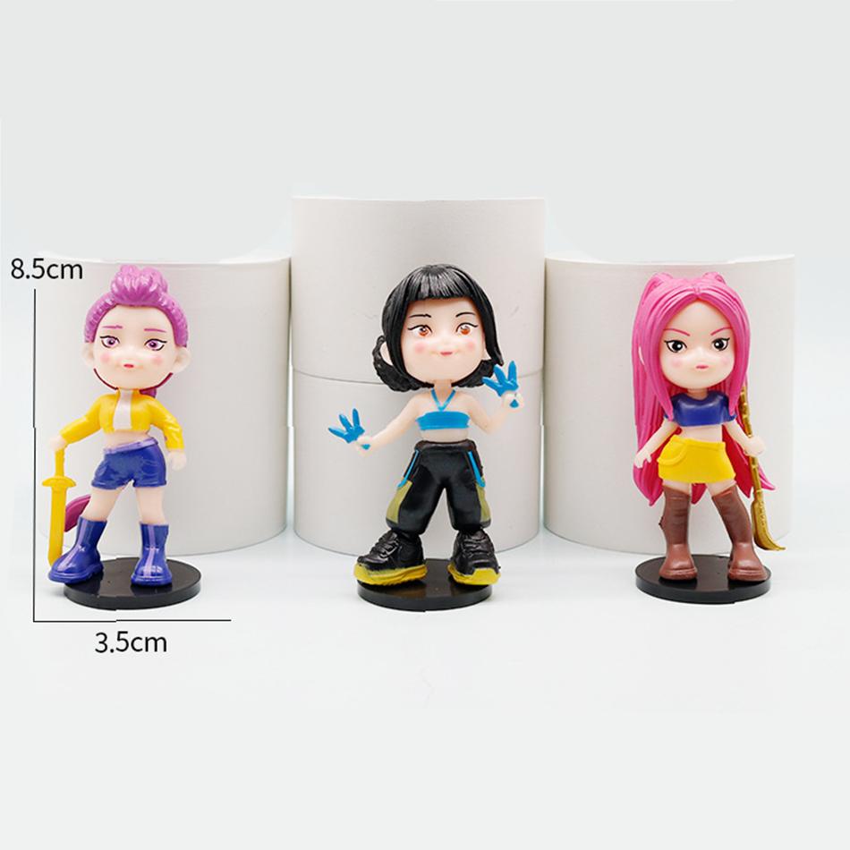 24pcs Random Blind Box Anime KPop Demon Hunters Girl Group RUMI MIRA ZOEY Figure Action Pvc Models Toy Ornaments Gifts