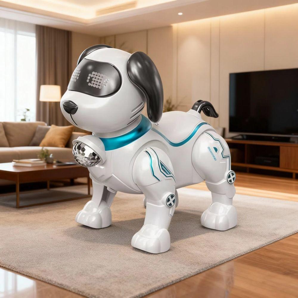 Dancing Electronic Robot Dog Smart Walking RC Robot Dog Intelligent Music Robot Dog Kids Gift
