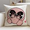 AAdorable Yellow EmojiS Cushion Cover Breathable and skinfriendly linen pillowcase square removable and washable cushion