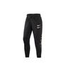 Fleece-Lined Knit Printed Casual Joggers Men Bottoms Black DO2804-010