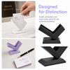 Solid Structure Business Card Holder Desktop Placement Card Display Rack  Business