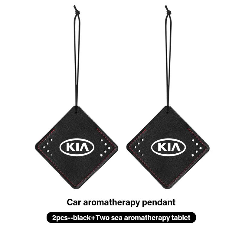 MNHD4 Car Fragrance Aromatherapy Tablets Hanging Perfume Pendant For KIA Cerato Proceed Venga Stonic Picanto Sorento Stinger