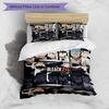 3pcs Duvet Cover Set (1*Duvet Cover + 2*Pillowcase, Without Core), BLEACH Print Bedding Set, Bedroom Decor, All‑Season, Birthday Gift