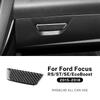 Real Soft Carbon Fiber Sticker For Ford Focus SE RS ST Ecoboost 2012 2013-2015 2016 2017 2018 LHD RHD Car Passenger Glove Box