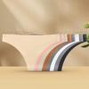 Women's Cotton Thong Soft Breathable Seamless Panties Ladies Sexy Low-rise Briefs Stretchy Bikini Underwear