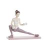 Figurine Décorative - Scandi - Fille De Yoga - Rose - 20 X 8 X 16,5 Cm - Résine