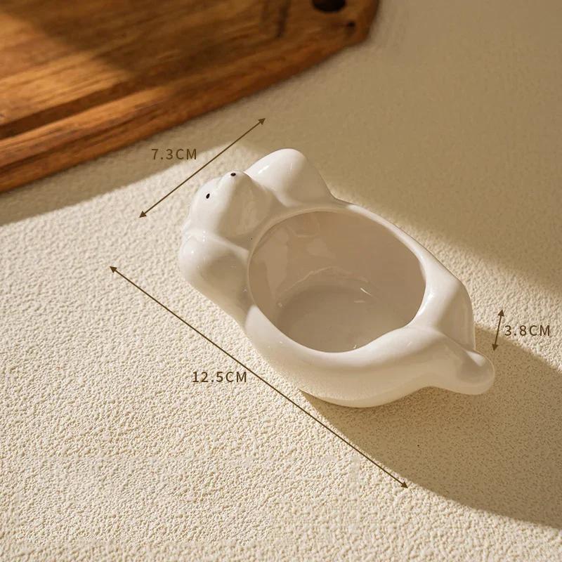 Милые мультяшные керамические миски для дома, вкусные хот-поты, маленькие тарелки, изысканные десерты и закуски для ресторанов высокого класса, изысканная столовая посуда