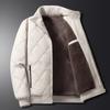 Winter Stand Collar Thick Fleece Cotton Jacket Casual Loose Warm Coat Men