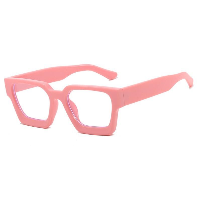 Anti-Blue Light Glasses Vintage Square Eyewear Women Man Daily Travel Eyeglasses Blue Light Blocking Man Lady Computer Eyeglas