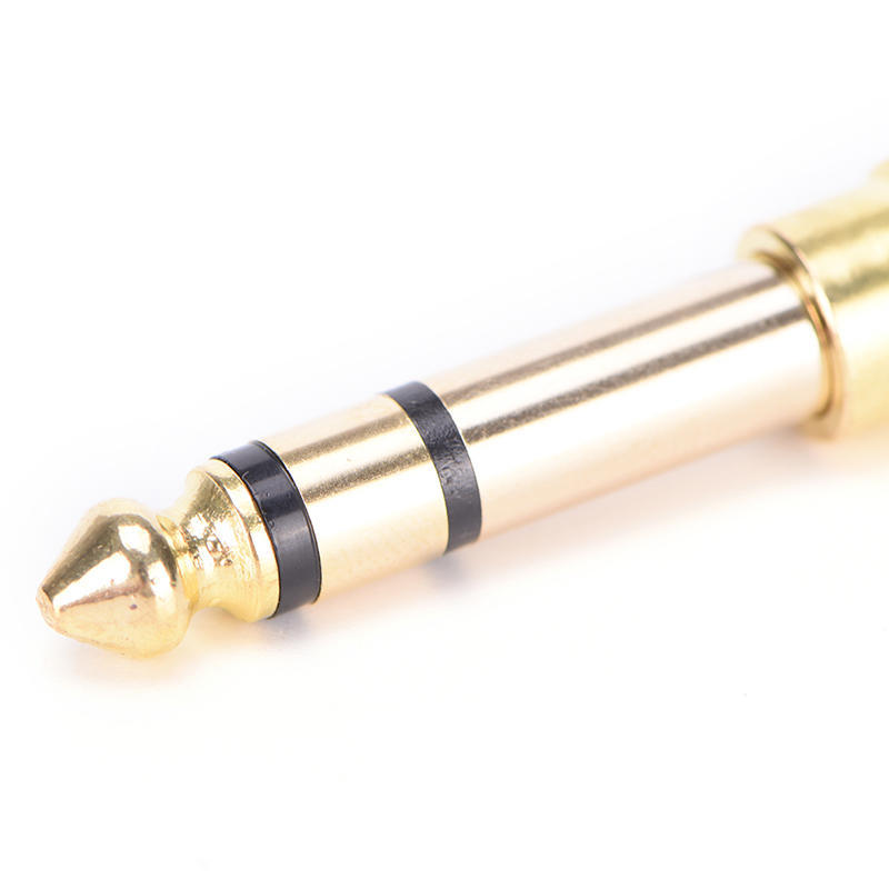 6.5Mm 1/4"Male Plug To 3.5Mm 1/8"Female Jack Stereo Headphone Audio Adapter