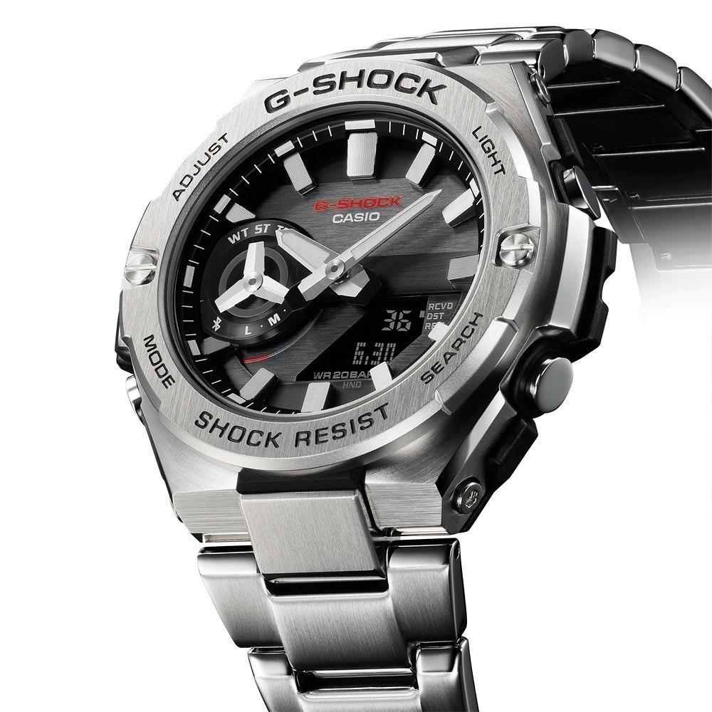 Casio G-shock Серия G-STEEL GST-B500 Солнечные Bluetooth Аналогово-цифровые часы GST-B500D-1A