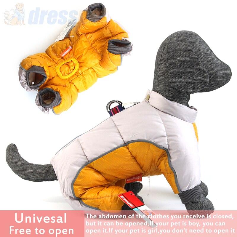 2021 Winter Pet Dog Clothes Super Warm Jacket Thicker Cotton Coat Waterproof Small Dogs Pets Clothing For French Bulldog Puppy