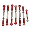 RC Car Tie Rods Full Set Aluminium Alloy Steel Turnbuckles for Traxxas SLASH 1 10 Short Course Upgrade Parts Red