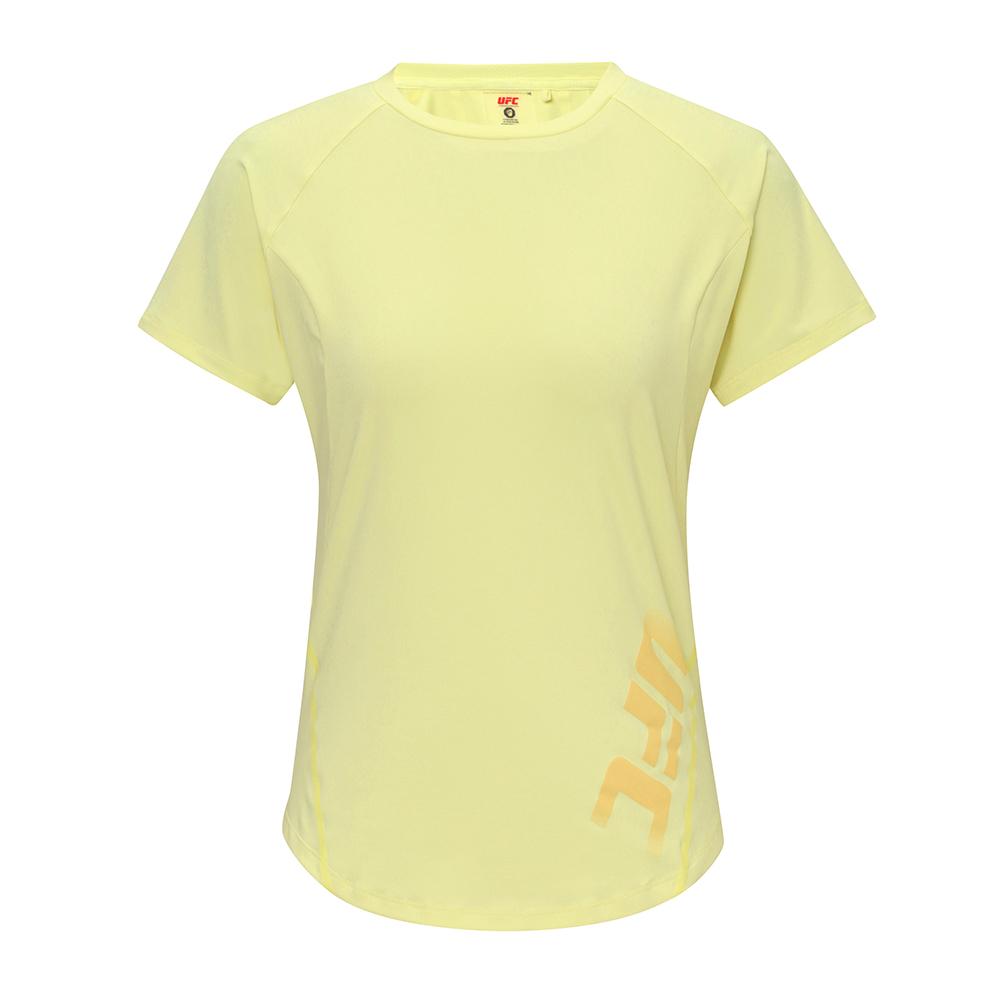 UFC SPORT Ufc Smooth Regular Fit Short Sleeve T-Shirt Neon Yellow U4Ssw2236Ny