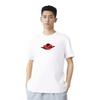 Jordan T Shirts Men's White Crew Neck Moderate Straight Fit DA6772-100