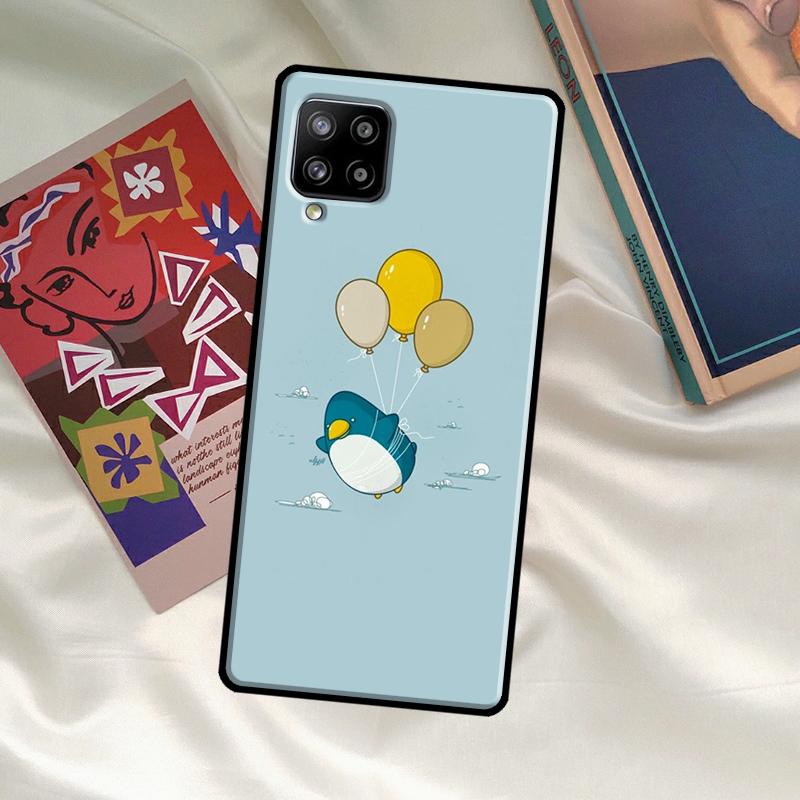 Милый Мультяшный Пингвин Чехол Для Samsung Galaxy A14 A34 A54 A12 A22 A32 A52 A72 A13 A23 A33 A53 A52S A71 A51 Чехол