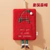 New Christmas Hand Towel Hanging Type Thickened Coral Fleece Towel Kitchen Absorbent Quick Drying Rag Cartoon Hand Towel