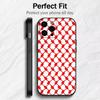 P-Palestinian HattA Head-Band Pattern Phone Case For iPhone17,16,15,14,13,12 Plus,Max Soft Silicone Black Cover