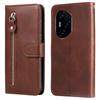 For Honor 300 Pro/300 Ultra Case Zipper Wallet Calf Texture PU Leather Phone Cover
