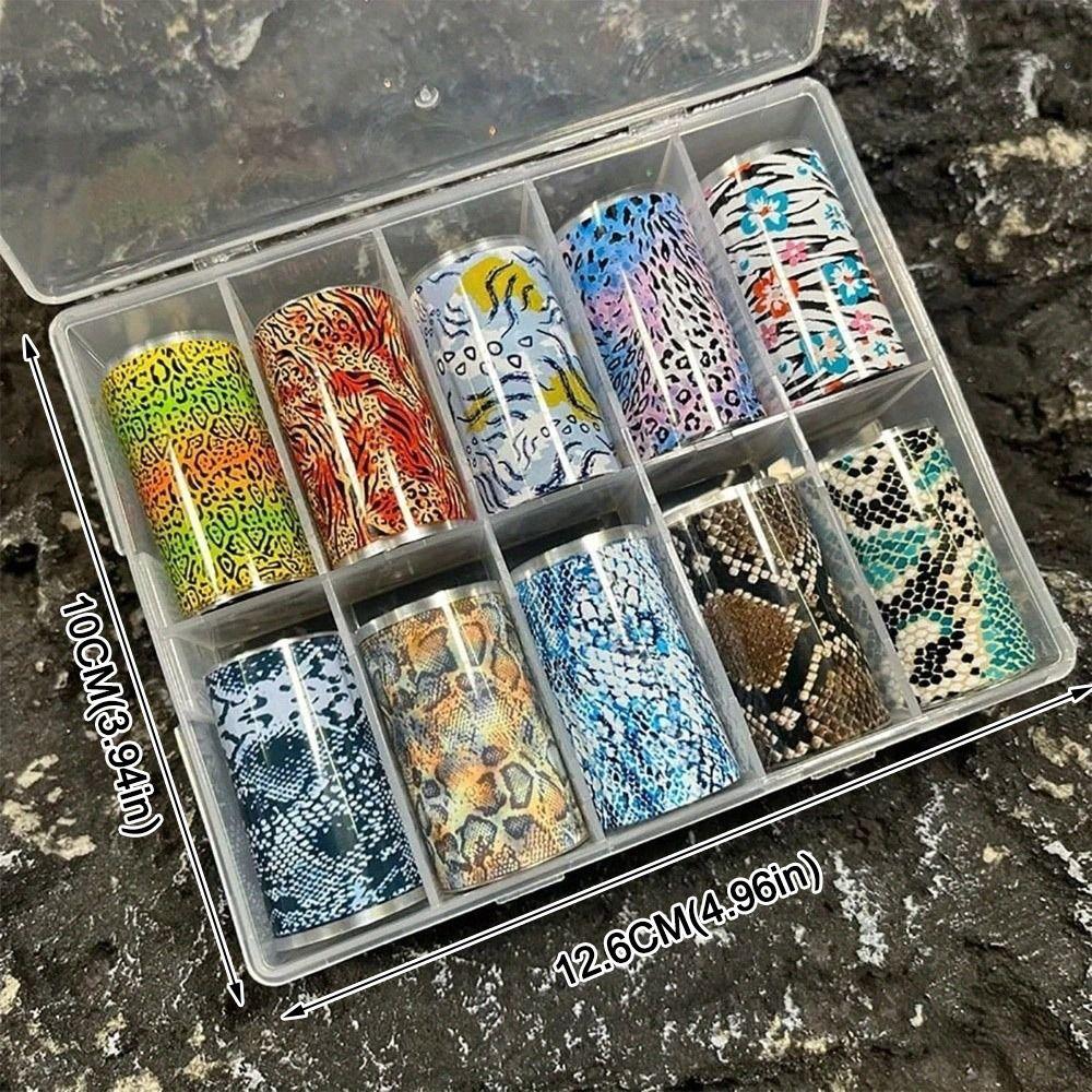 Flower Nail Stickers Stripe Pattern Nail Decals Professional Nail Foils  Manicure DIY
