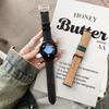 Для Huawei Watch GT 5 41мм Ремешок для часов 18мм Плетеный Клетчатый Узор Кожаный Ремешок на Запястье