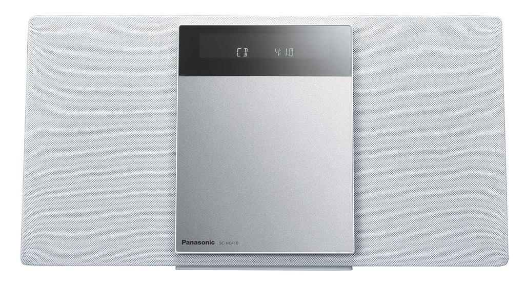 Panasonic Mini Component 2 Band Bluetooth совместимый с 4 ГБ памяти Белый FM/AM встроенный SC-HC410-W